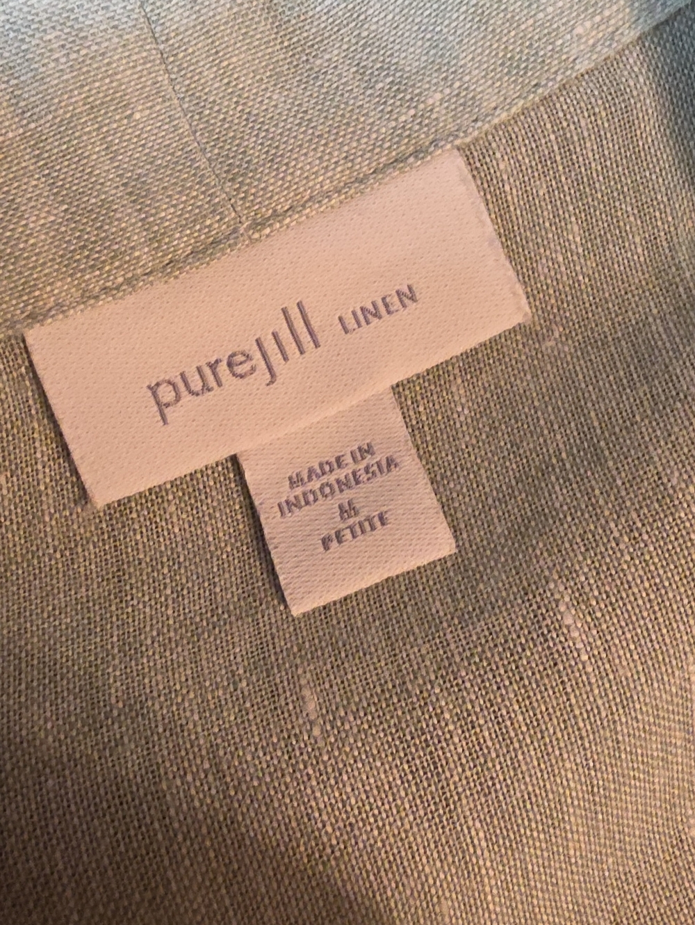 Pure Jill Linen Blouse - Picture 7 of 12